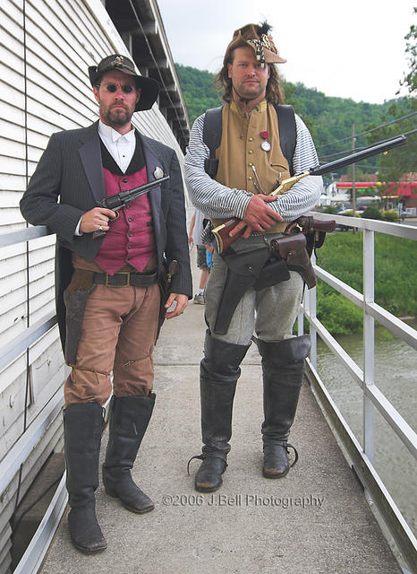 Civil War Reenactors - Phillipi Covered Bridge
