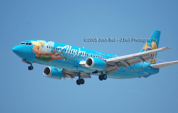 Alaska Airlines Boeing 737-490 - DisneyJet