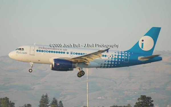 Independence Air Airbus A319-132